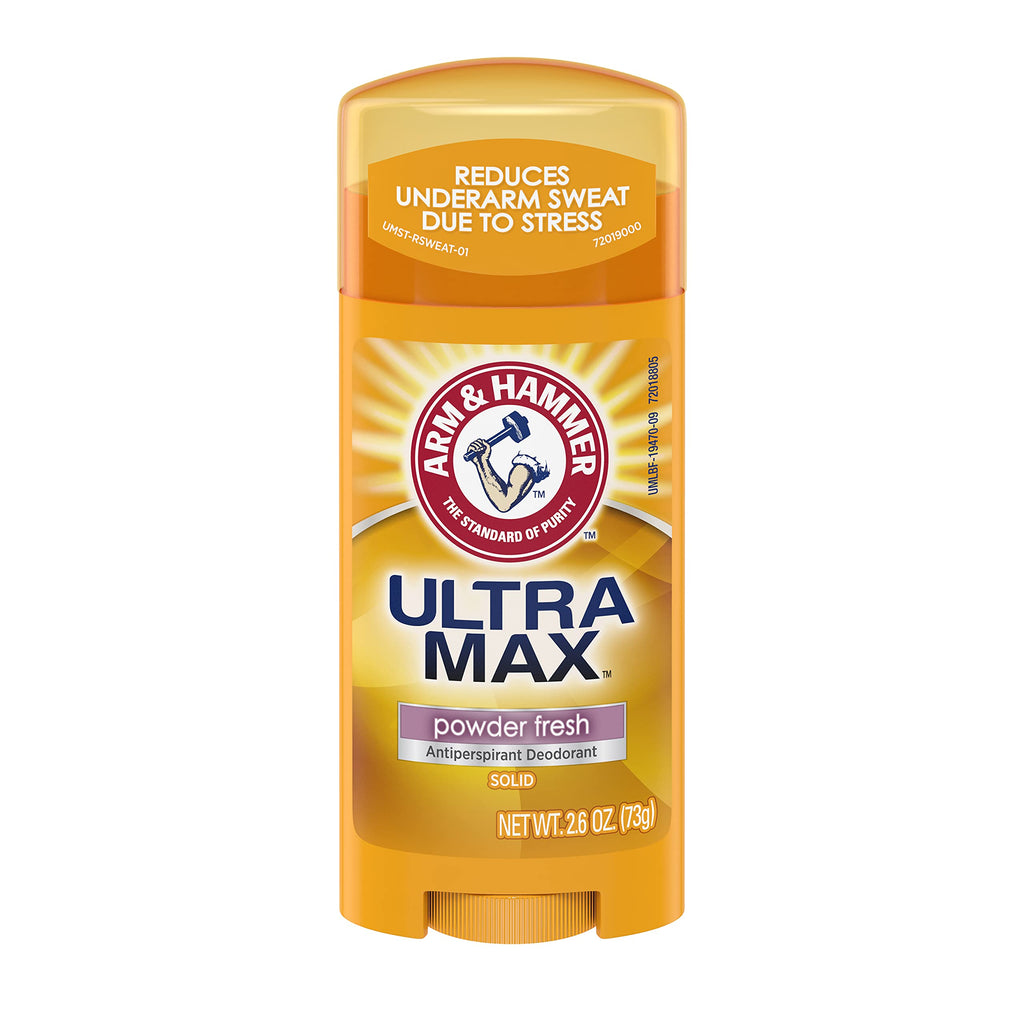 Arm & Hammer Deodorant Ultra Powder Fresh offers 100% Authentic protection against sweat and is available in India at Curat Cart.