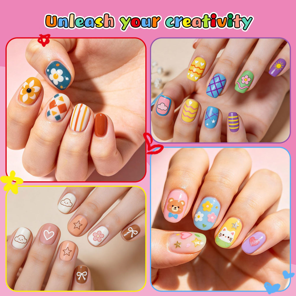 Explore the Artdone Nail Art Pens Set, a premium import for vibrant creativity on nails, available at Curat Cart.