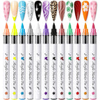 Explore the Artdone Nail Art Pens Set, featuring 12 vibrant colors, 100% Authentic and available in India at Curat Cart.