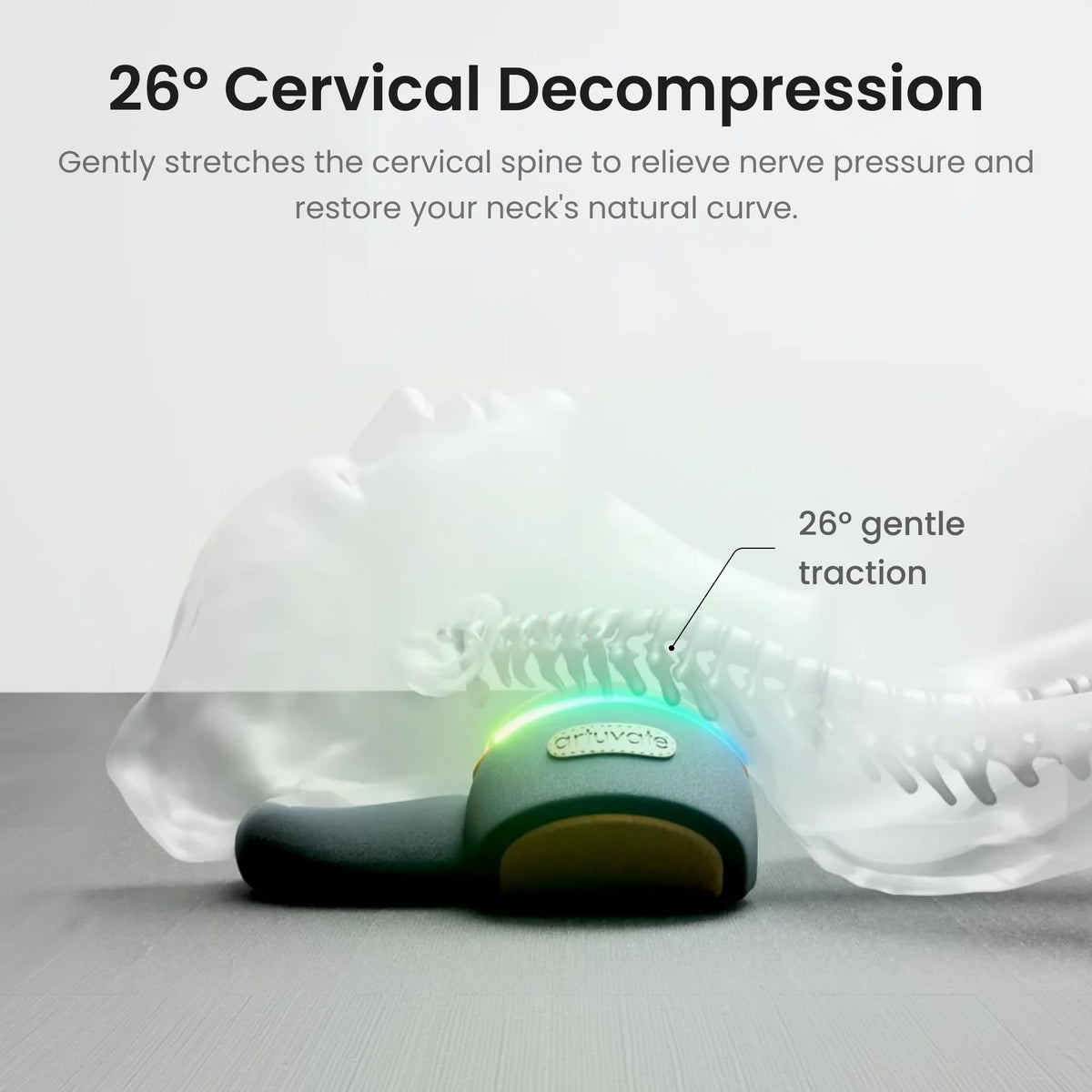 Experience the Artuvate Neck Therapy Massager Pillow, specially curated by Curat Cart to relieve nerve pressure and enhance relaxation.