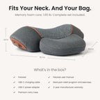 Experience ultimate comfort with the Artuvate Neck Therapy Massager Pillow. 100% Authentic, available at Curat Cart in India.