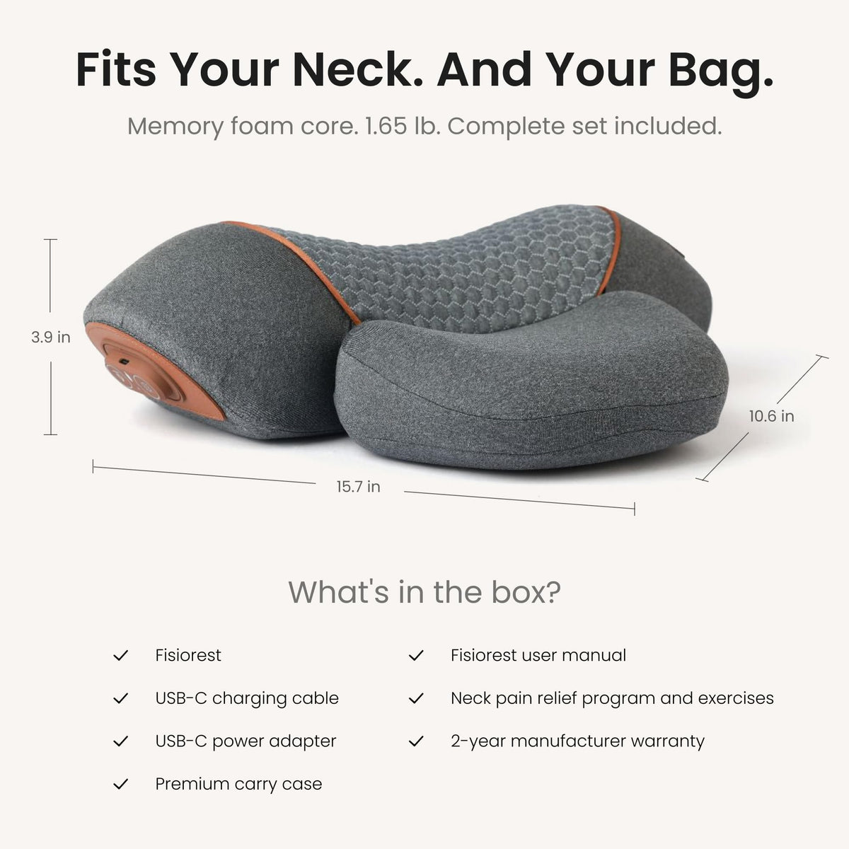 Experience ultimate comfort with the Artuvate Neck Therapy Massager Pillow. 100% Authentic, available at Curat Cart in India.