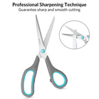 Asdirne Scissors Set featuring professional sharpening for smooth cutting. 100% Authentic, available at Curat Cart in India.