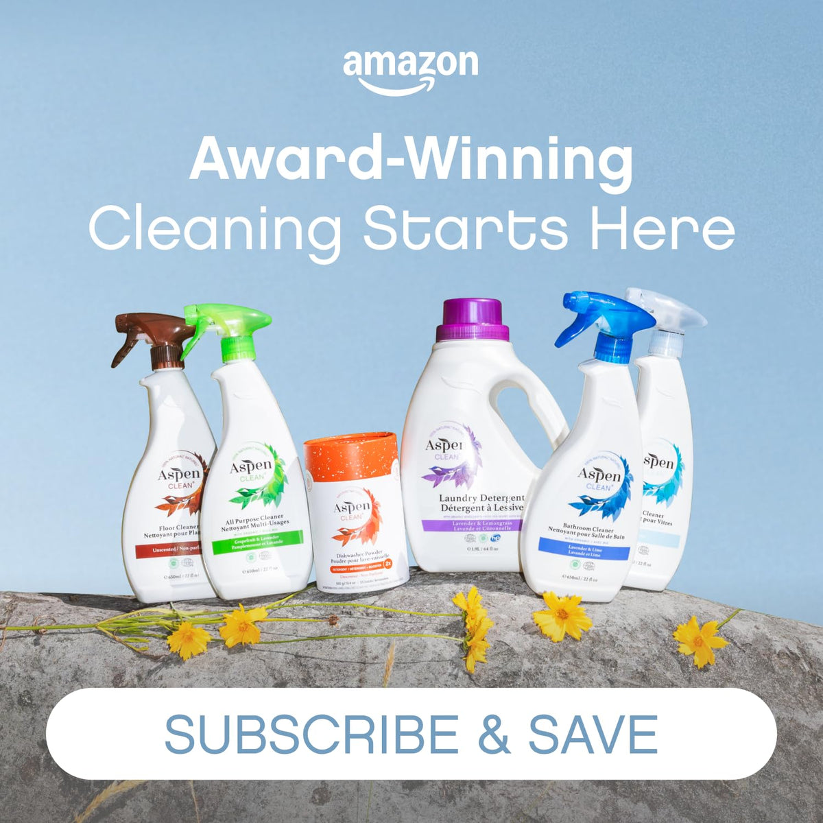 Discover AspenClean Oxygen Bleach Powder, specially curated by Curat Cart for premium cleaning solutions in India.