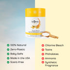 AspenClean Oxygen Bleach Powder is 100% natural and scent-free. Perfect for daily use, available at Curat Cart.