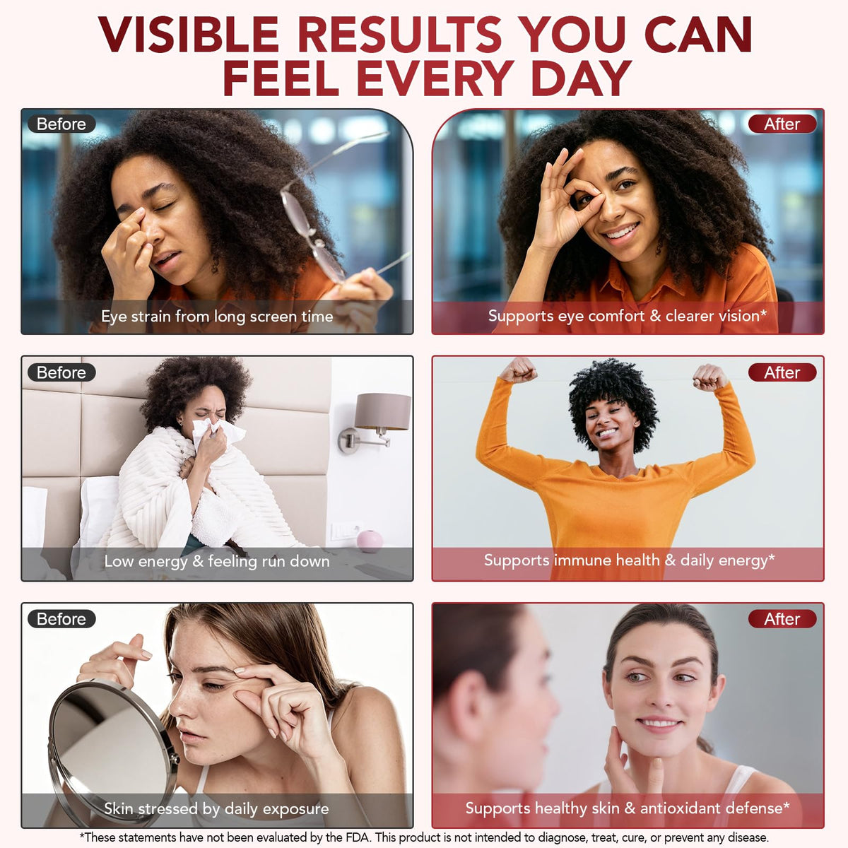 Astaxanthin Lutein Zeaxanthin Supplements by Curat Cart offer visible results for eye comfort and energy. Specially curated for your wellness.