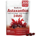 Premium imported Astaxanthin with MCT Oil, 300 softgels for antioxidant, eye, and skin health. Available at Curat Cart.