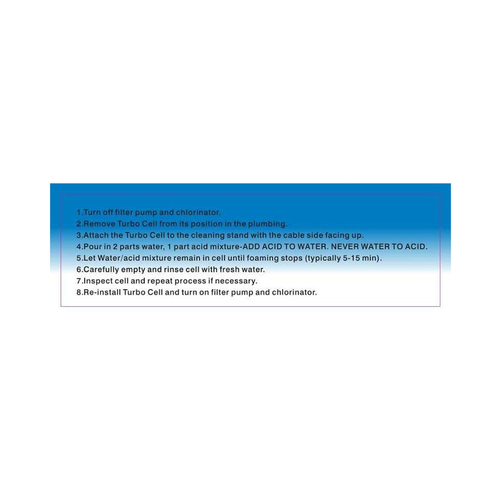 Premium imported ATIE Pool Salt Cell Washing Stand instructions for effective cleaning. Available at Curat Cart.