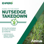 Atticus Nutsedge Killer offers effective suppression of yellow and purple nutsedge in high-quality packaging, available at Curat Cart.