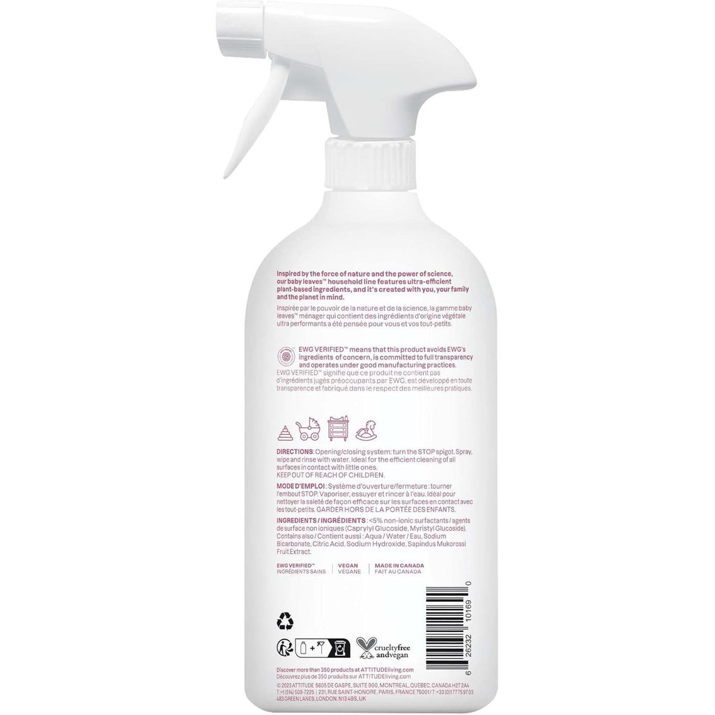 ATTITUDE Toy Cleaner Spray ensures safe, effective cleaning for toys. 100% Authentic, available at Curat Cart in India.