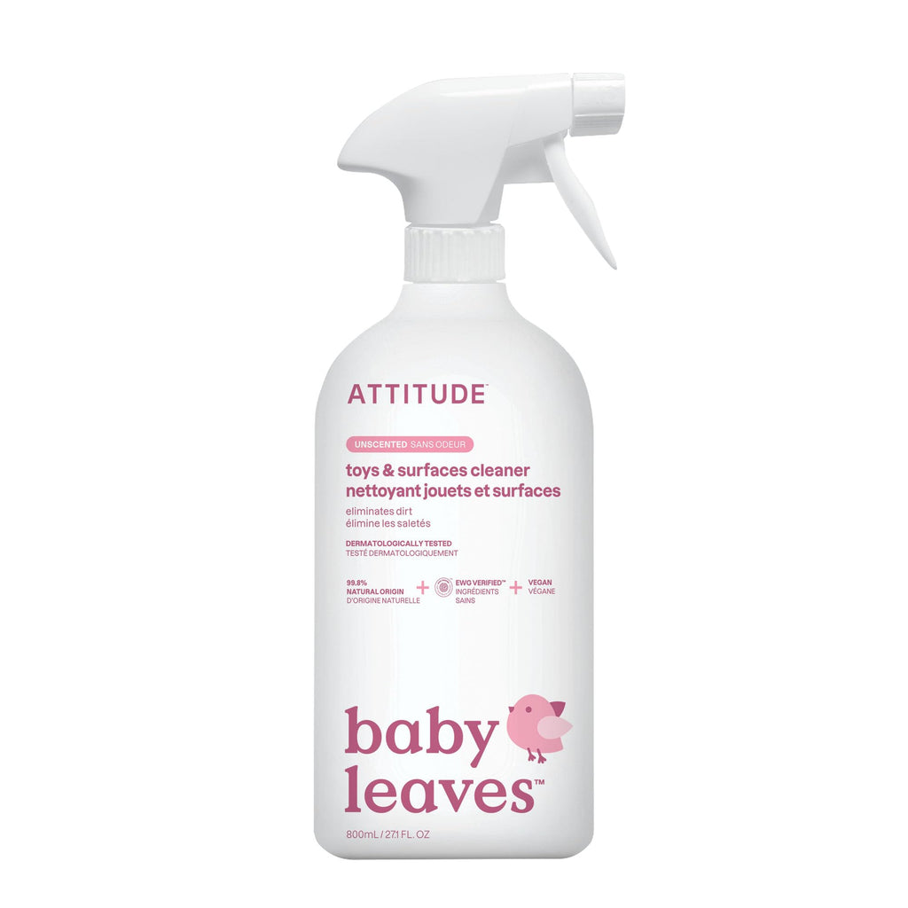 Premium imported ATTITUDE Toy Cleaner Spray, ideal for safe cleaning of toys and surfaces. Available at Curat Cart.