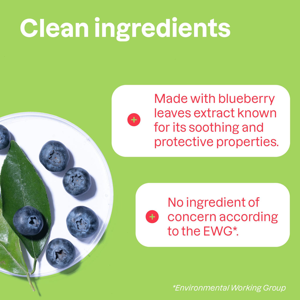 Attitude Kids Bubble Wash features blueberry extract for soothing properties, labeled EWG Verified for safety.