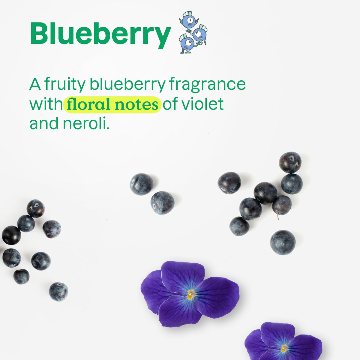 Attitude Bubble Wash for Kids with EWG verification, featuring a fruity blueberry scent enhanced by floral violet and neroli notes.