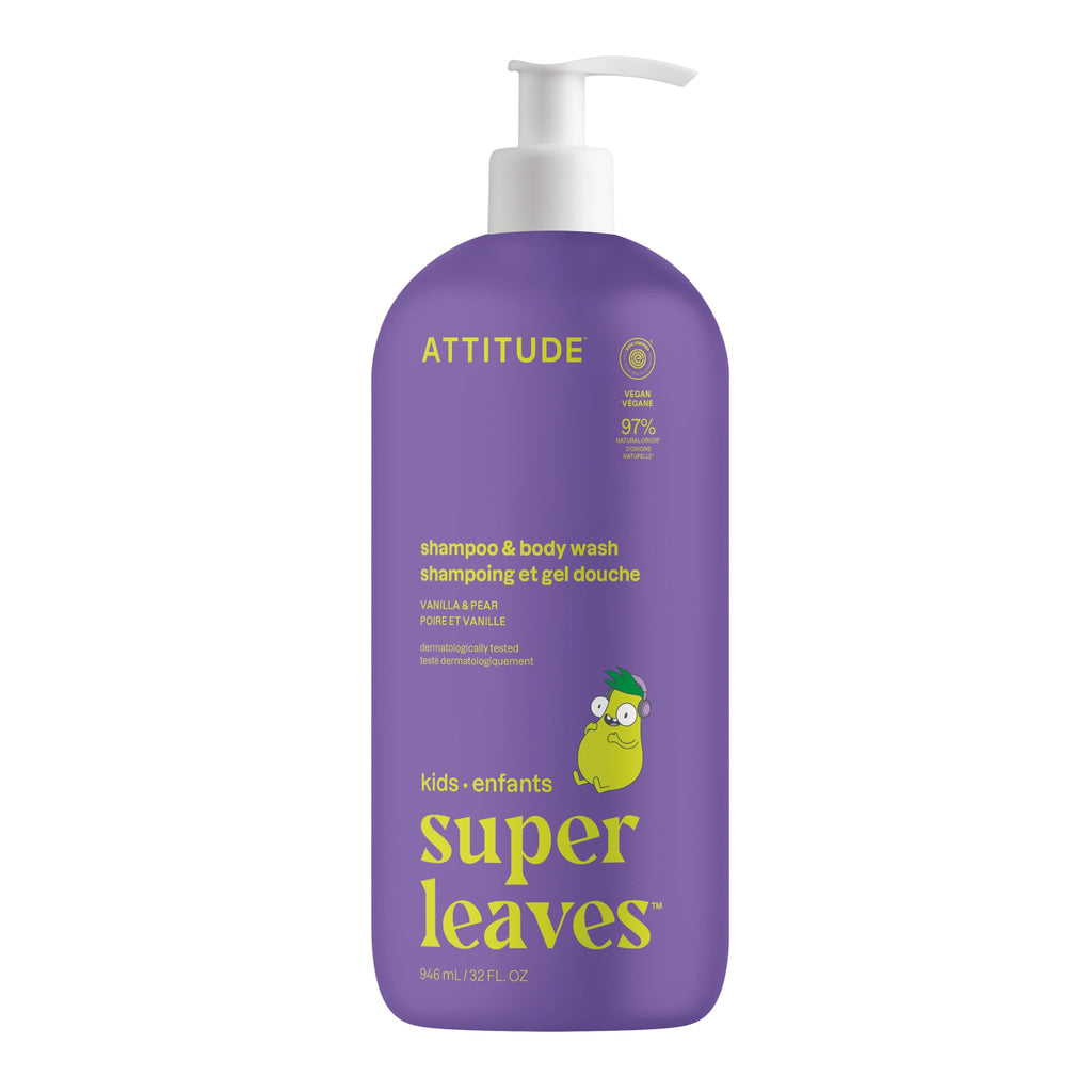 ATTITUDE Kids Shampoo Body Wash, a premium imported product, offers gentle cleansing for children. Available at Curat Cart.