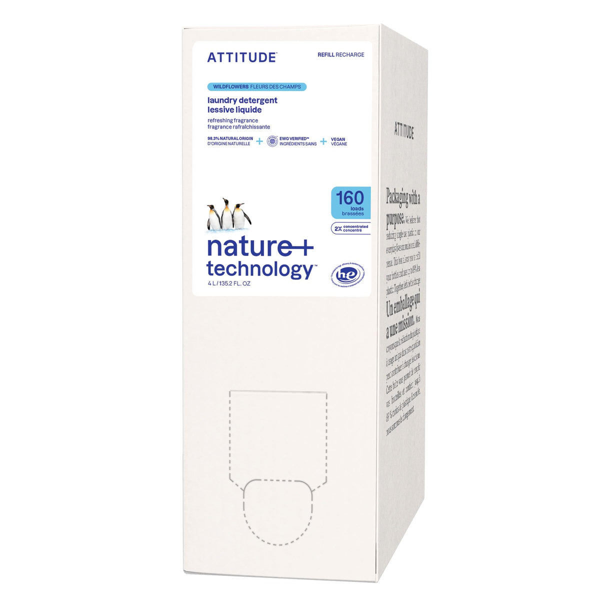 ATTITUDE Laundry Detergent offers premium imported quality with nature-inspired technology for effective cleaning. Available at Curat Cart.