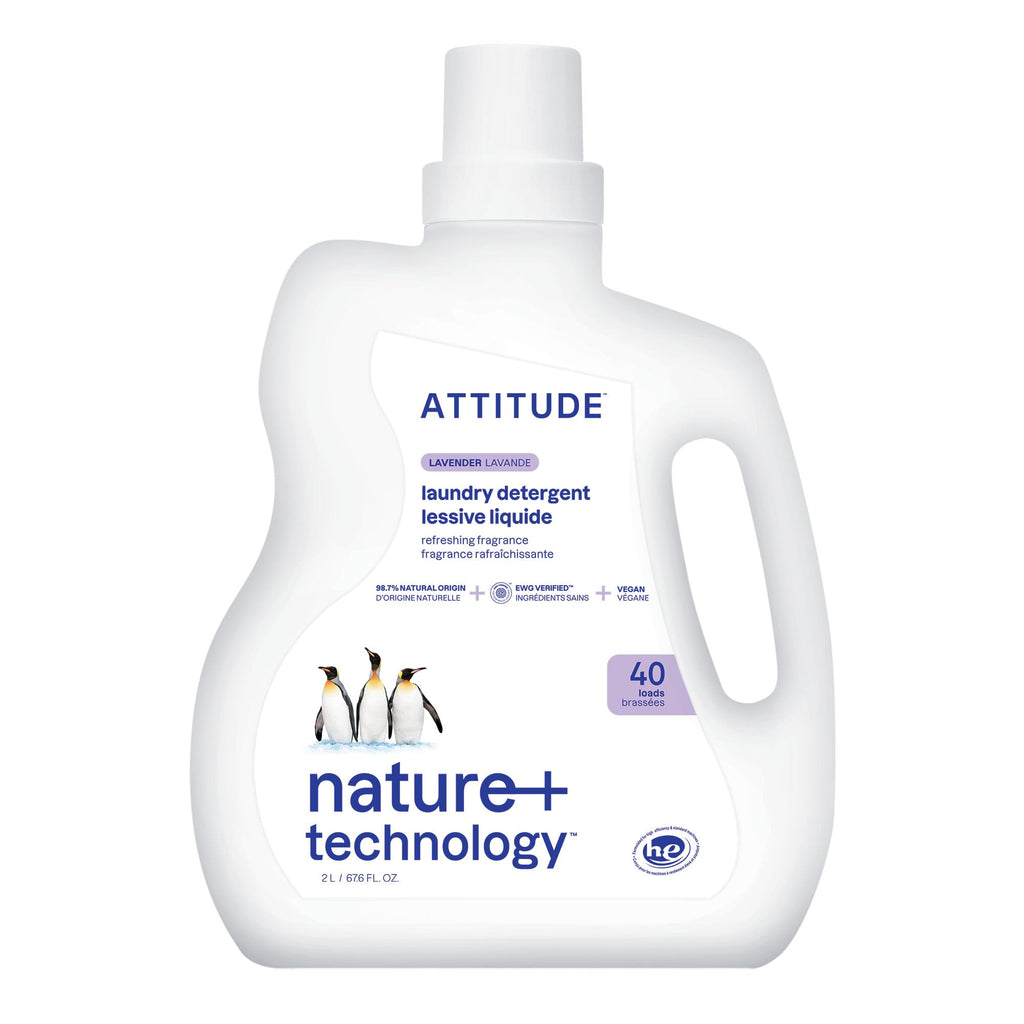 ATTITUDE Liquid Laundry Detergent offers a refreshing lavender scent, perfect for daily use. Available at Curat Cart.