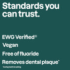 Attitude Whitening Toothpaste Peppermint offers premium imported quality, EWG Verified, vegan, and fluoride-free for a brighter smile. Available at Curat Cart.