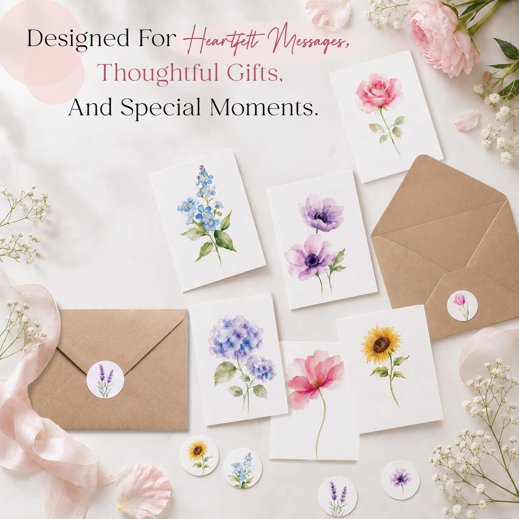 AUDREE Blank Cards with Envelopes, specially curated by Curat Cart for heartfelt messages and special moments.