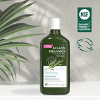 Avalon Organics Therapy Thickening Conditioner with biotin, featuring organic ingredients for thicker, healthier hair.