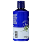 Avalon Organics Thickening Conditioner in blue bottle. Infused with natural ingredients for fuller, thicker hair.