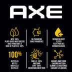 AXE Men's Face Body Wash Shampoo features 100% recycled packaging and plant-based moisturizers for effective cleansing. Available at Curat Cart.