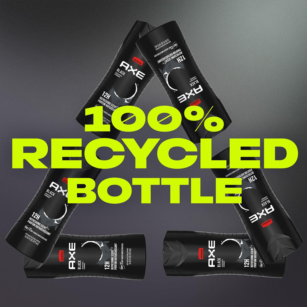 Discover AXE Men's Face Body Wash Shampoo in 100% recycled bottles. Available in India at Curat Cart, ensuring authenticity and quality.