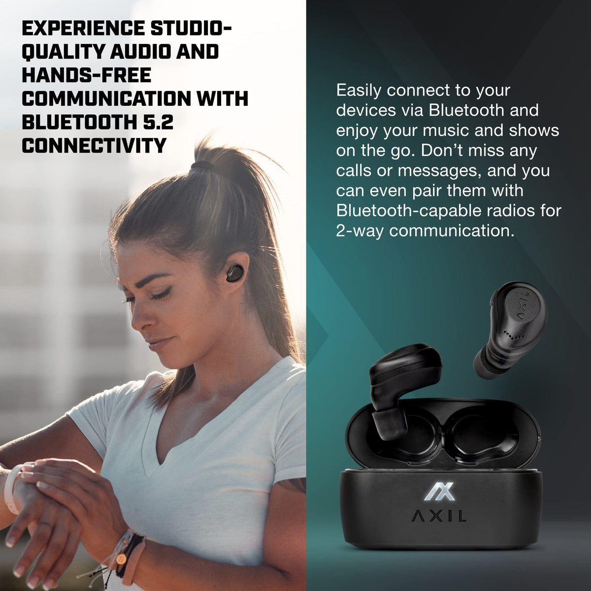 Elevate your audio experience with AXIL XCOR PRO Wireless Earbuds. Perfect for daily use, available at Curat Cart.