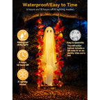 Hanging Ghost Decor with Swing, perfect for festive occasions. 100% Authentic, available at Curat Cart in India.