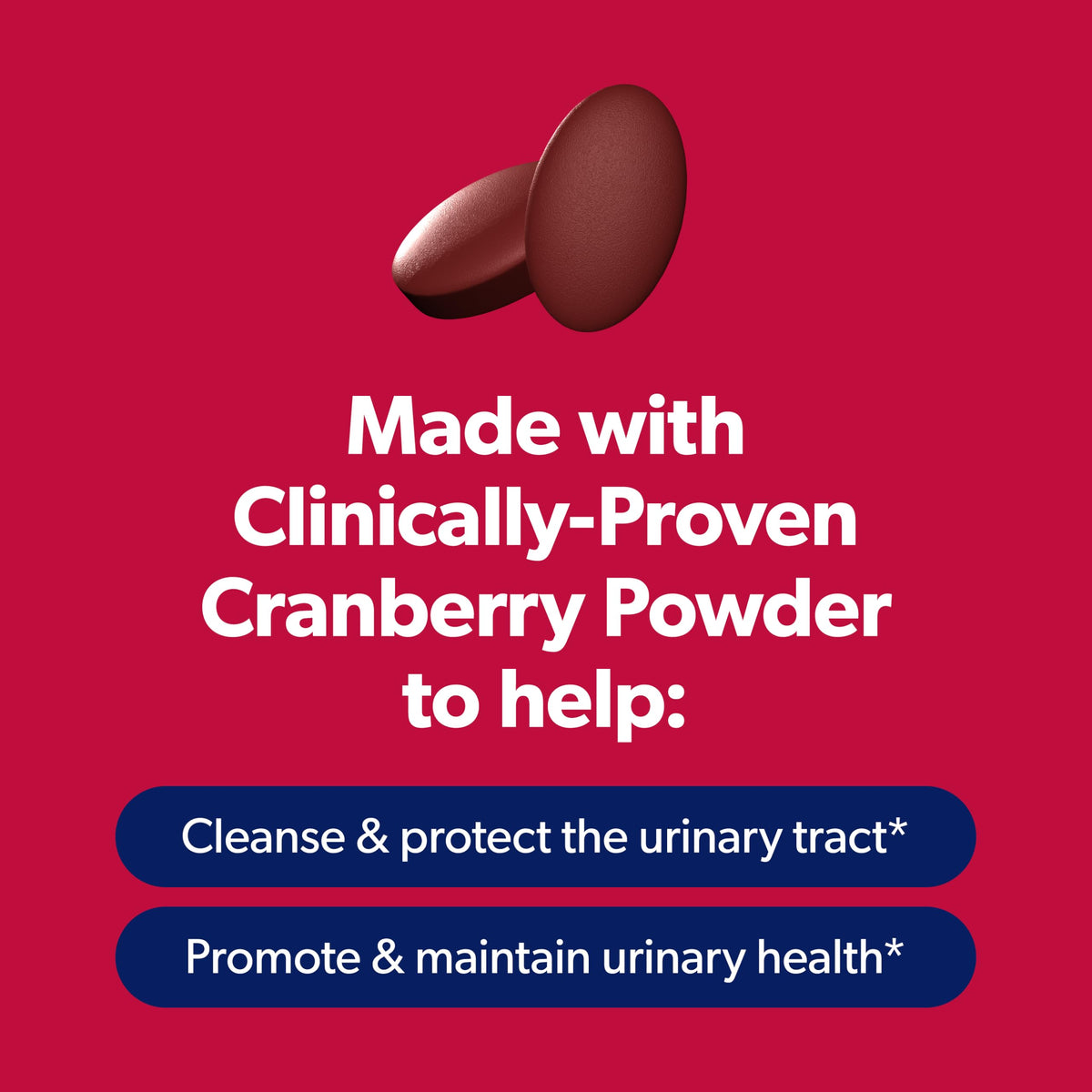 Premium imported AZO Cranberry Pills support urinary health and cleanse the urinary tract effectively.