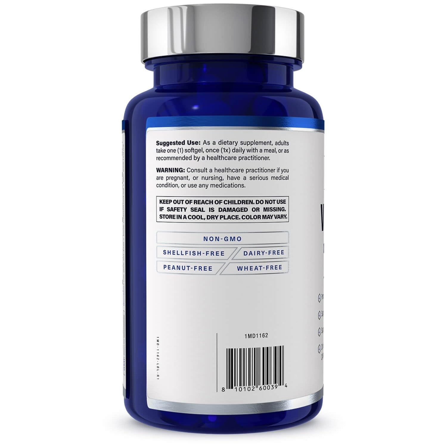 1MD Nutrition VisionMD Eye Vitamin CARMIS - with Lutein & Zeaxanthin | Supports Vision Health, Everyday Eye Strain, & Occasional Dry Eye | 60 Softgels (2-Pack)
