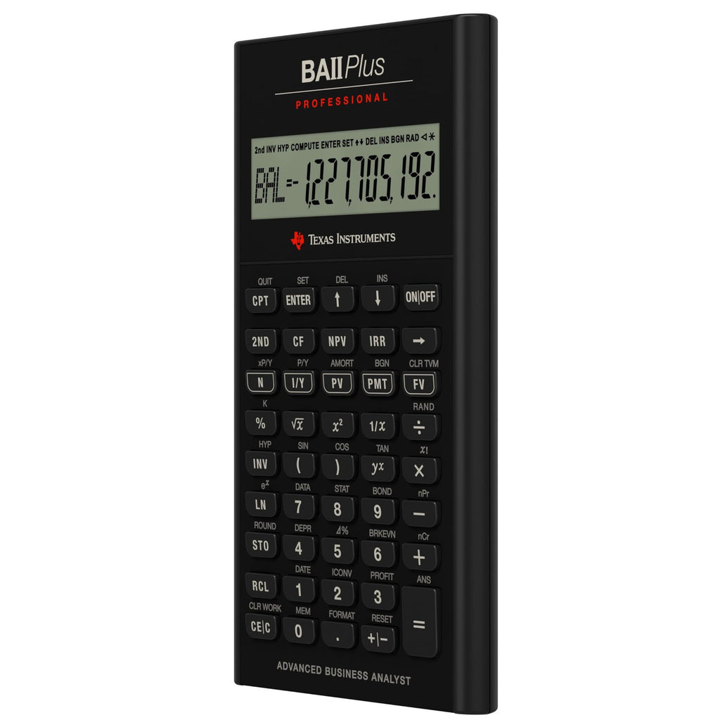 Discover the Texas Instruments BA II Plus Professional, exclusively curated by Curat Cart for advanced financial analysis.