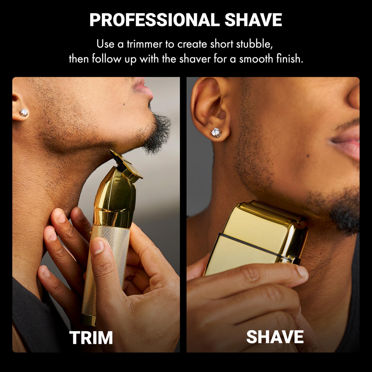 100% genuine BaBylissPRO METALFX, a premium double foil shaver for a professional and smooth shave.