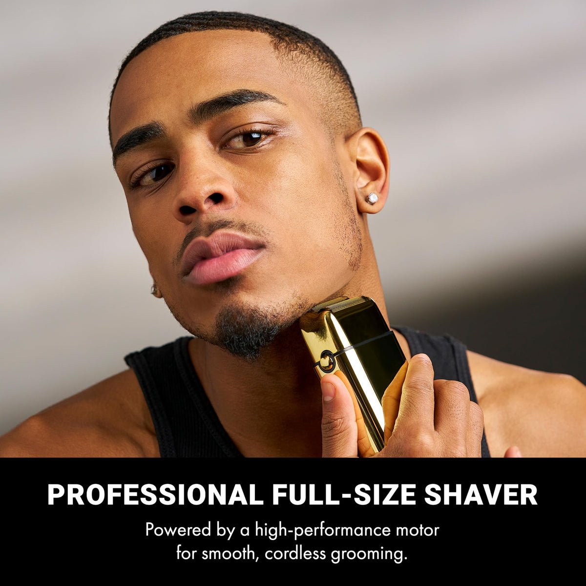 BaBylissPRO METALFX Double Foil Shaver featuring a high-performance motor, available for online order in India.