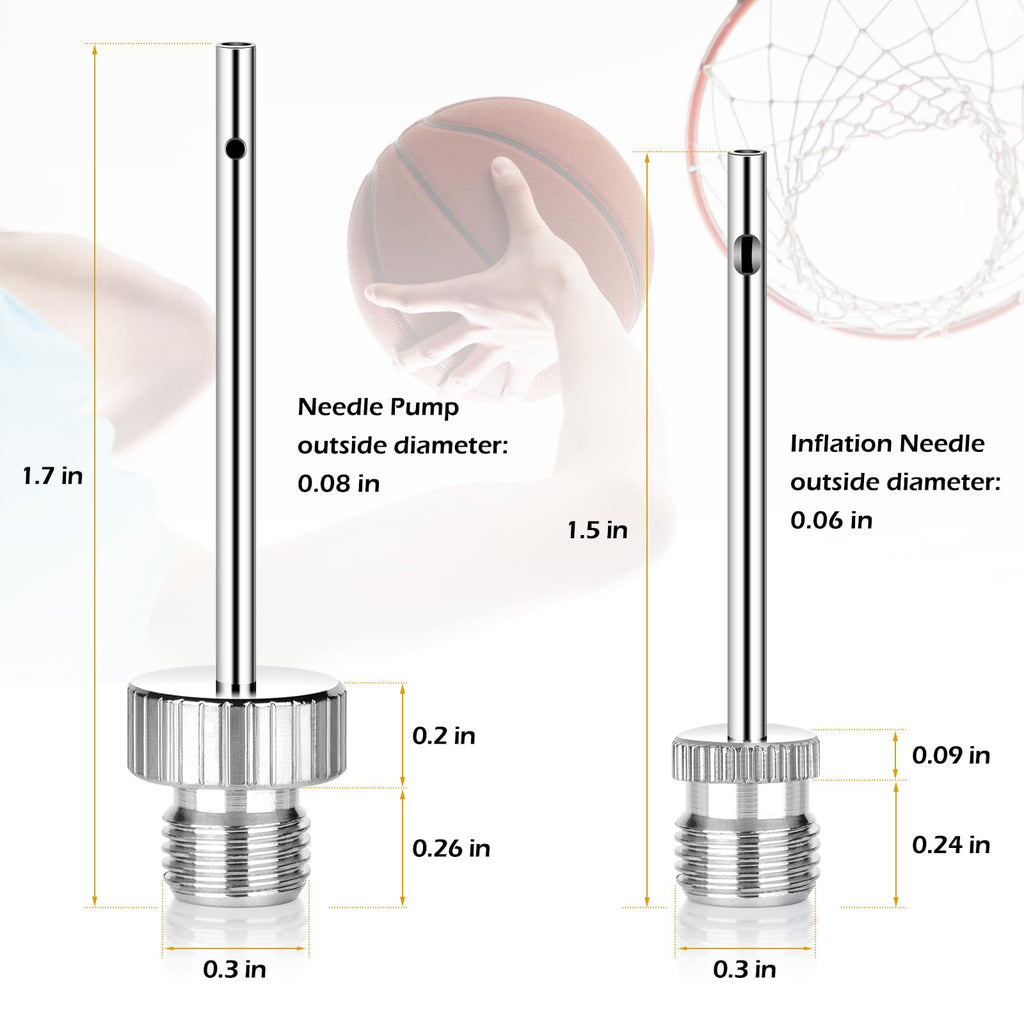 Durable unbreakable ball pump needles, available in India, ensure efficient inflation. 100% Authentic at Curat Cart.