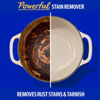 Bar Keepers Friend Powder Cleanser showcases powerful rust and tarnish removal, 100% Authentic, Available in India at Curat Cart.