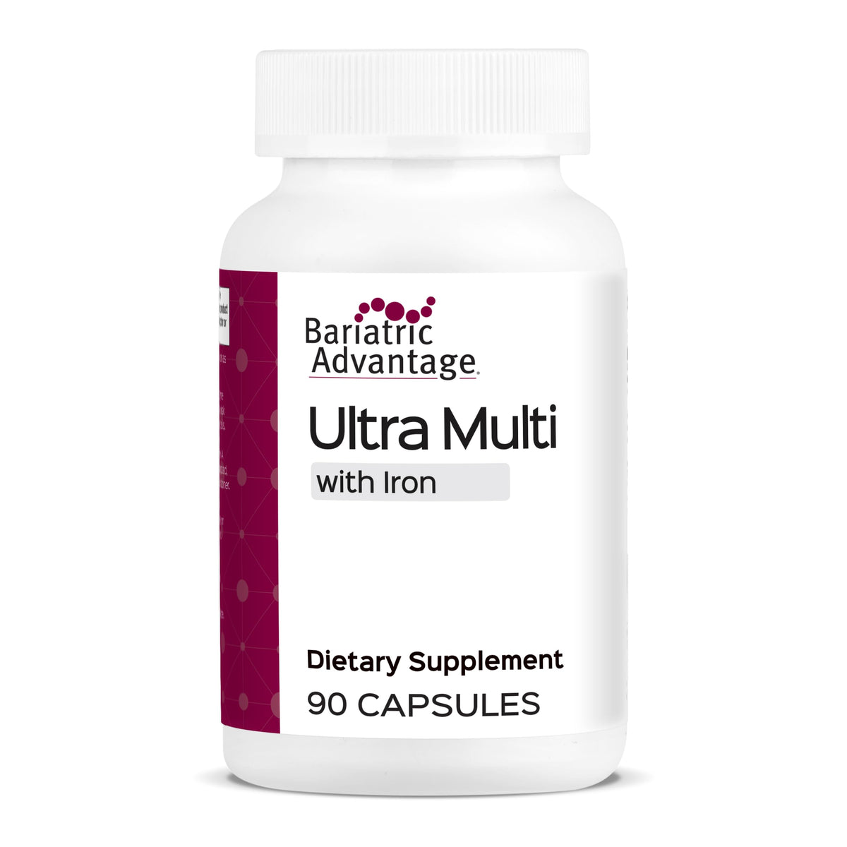 Bariatric Advantage Ultra Multivitamin with Iron, 90 capsules. Verified by CuratCart for quality assurance.