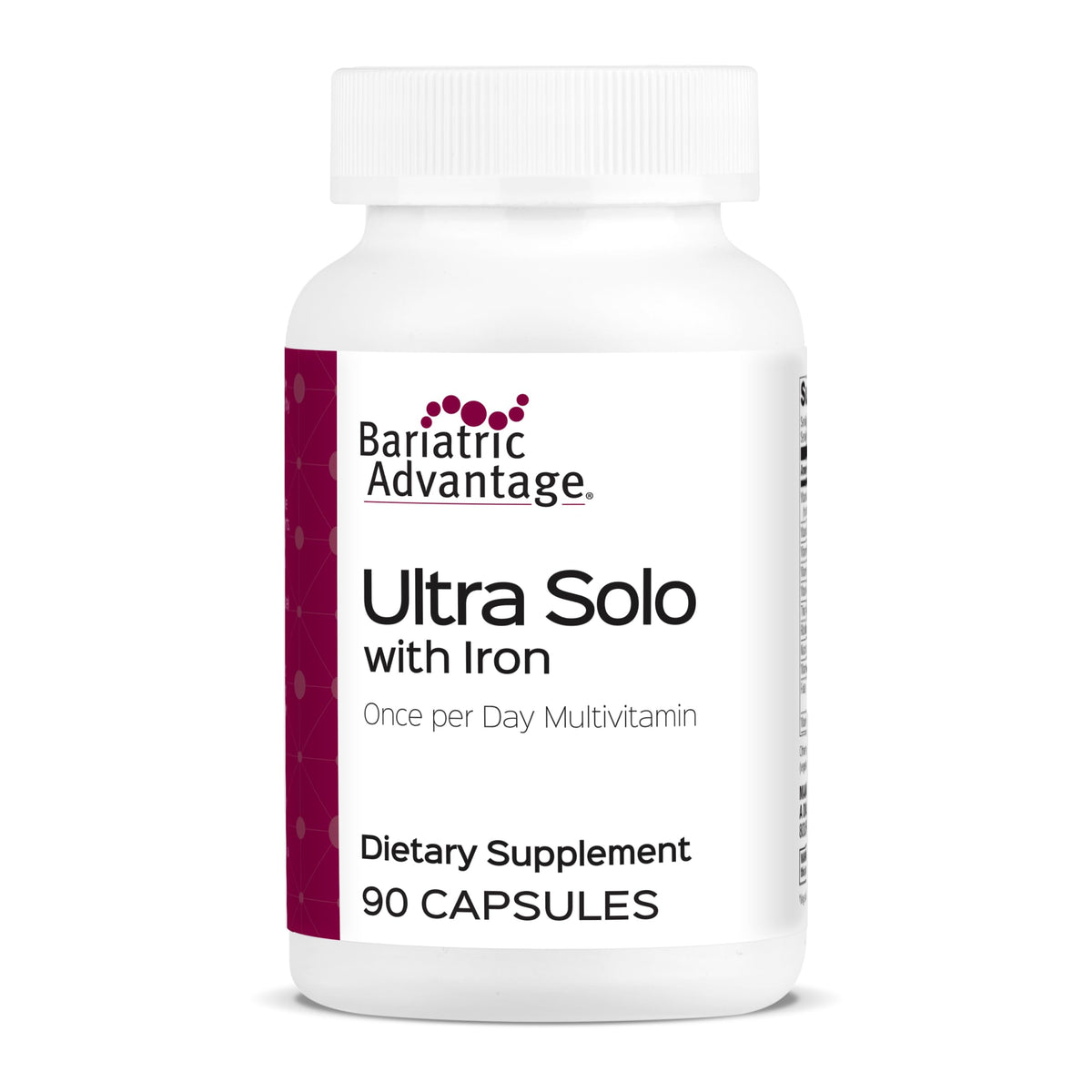 Bariatric Advantage Ultra Solo multivitamin, 90 capsules, verified by CuratCart for quality and trust.