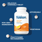 Bariatric Fusion Calcium Citrate chewable tablets in official packaging, vegetarian, with non-GMO ingredients, available at Curat Cart.