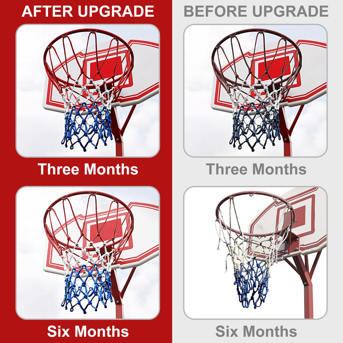 Elevate your game with the Professional Basketball Net Replacement, specially curated by Curat Cart for enhanced durability and performance.