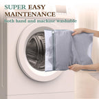 Experience comfort with the RUVINCE bath pillow, featuring easy maintenance and machine washable design for ultimate relaxation.
