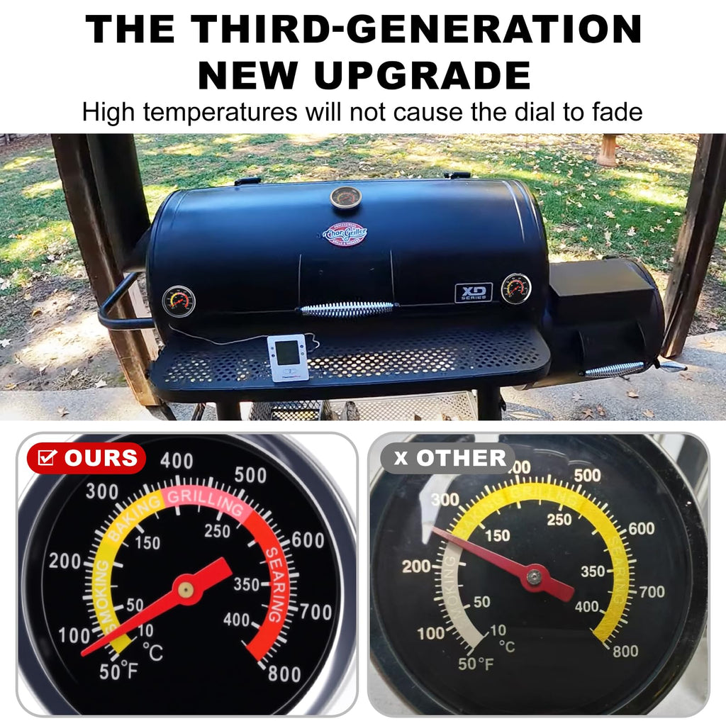 Upgrade your grilling with the BBQ Thermometer Smoker Gauge from Curat Cart, ensuring precise temperature readings for perfect results.