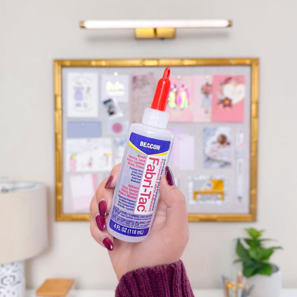 Discover Beacon Fabri-Tac Fabric Glue, specially curated by Curat Cart for seamless crafting. Perfect for all fabric projects.