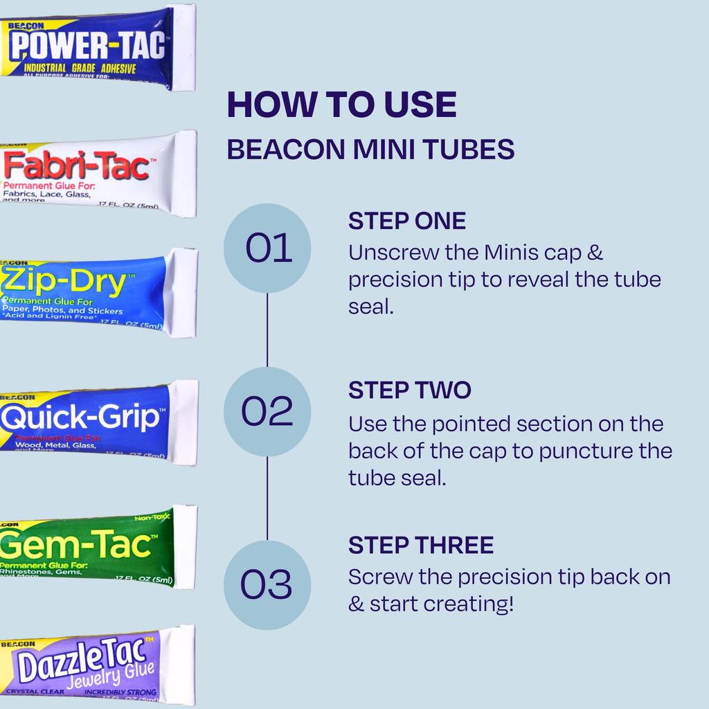 Beacon Gem-Tac Permanent Glue offers strong adhesion for crafts. Perfect for daily use, available at Curat Cart.