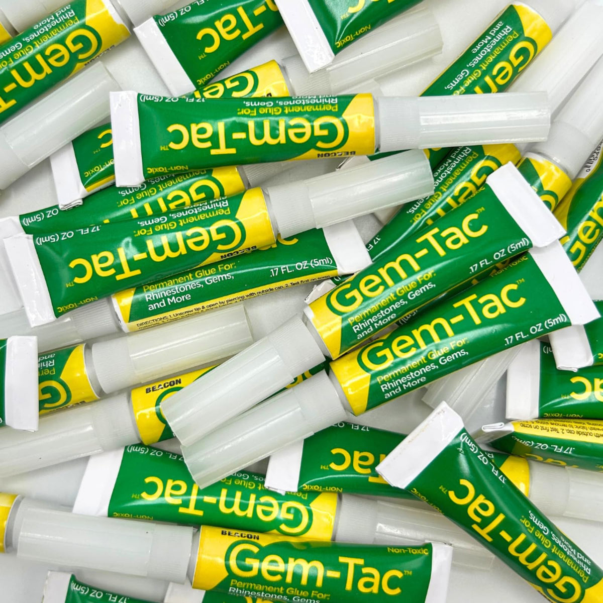 Gem-Tac Permanent Glue in official packaging, ideal for crafts and repairs. Available at Curat Cart for quality adhesive solutions.