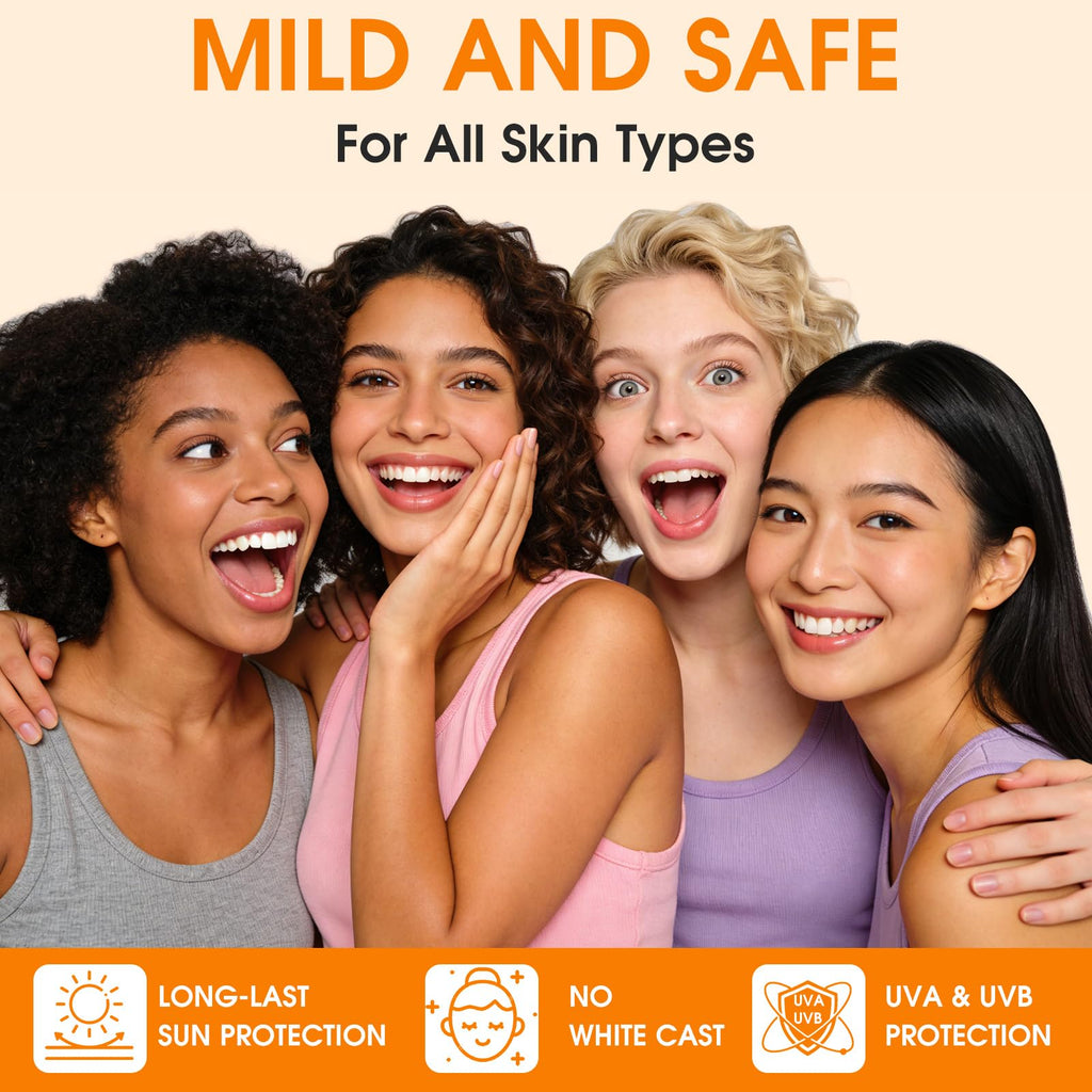 Beef Tallow Sunscreen Lotion offers mild and safe protection for all skin types, ensuring no white cast and long-lasting sun defense. Available at Curat Cart.