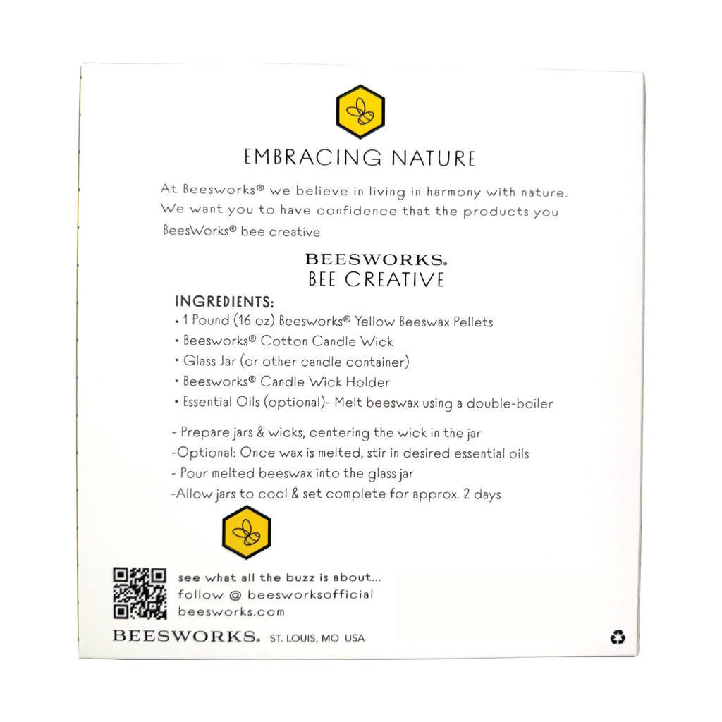 Beesworks Cotton Candle Wick in official packaging, designed for high-quality candle making. Available at Curat Cart.