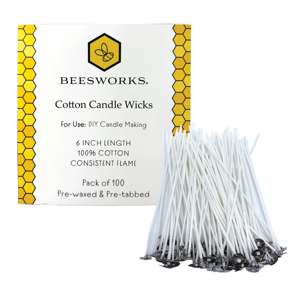 Discover premium imported Beesworks Cotton Candle Wicks, perfect for DIY candle making. Available at Curat Cart.