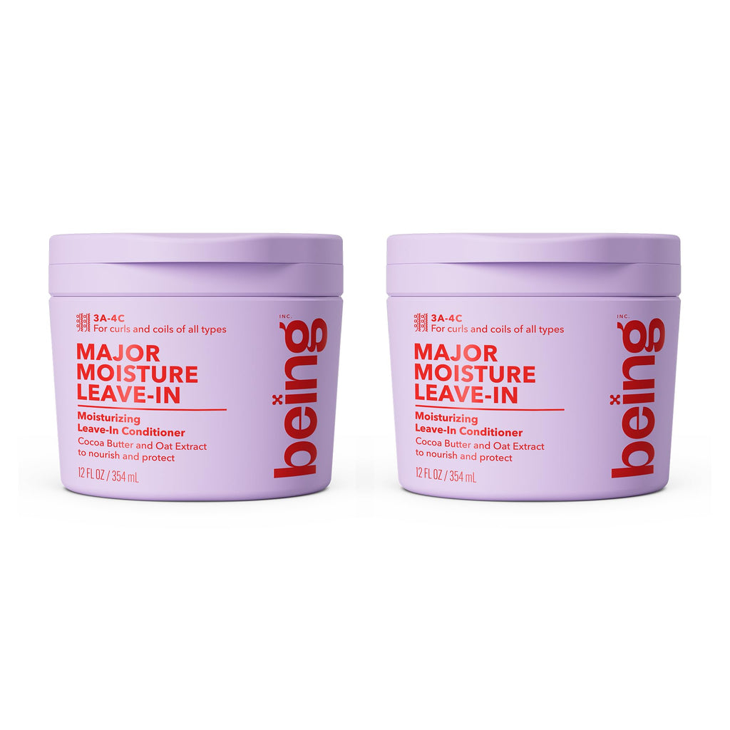 Discover the premium imported Being Major Moisture Leave-In Conditioner, perfect for curls and coils. Available at Curat Cart.