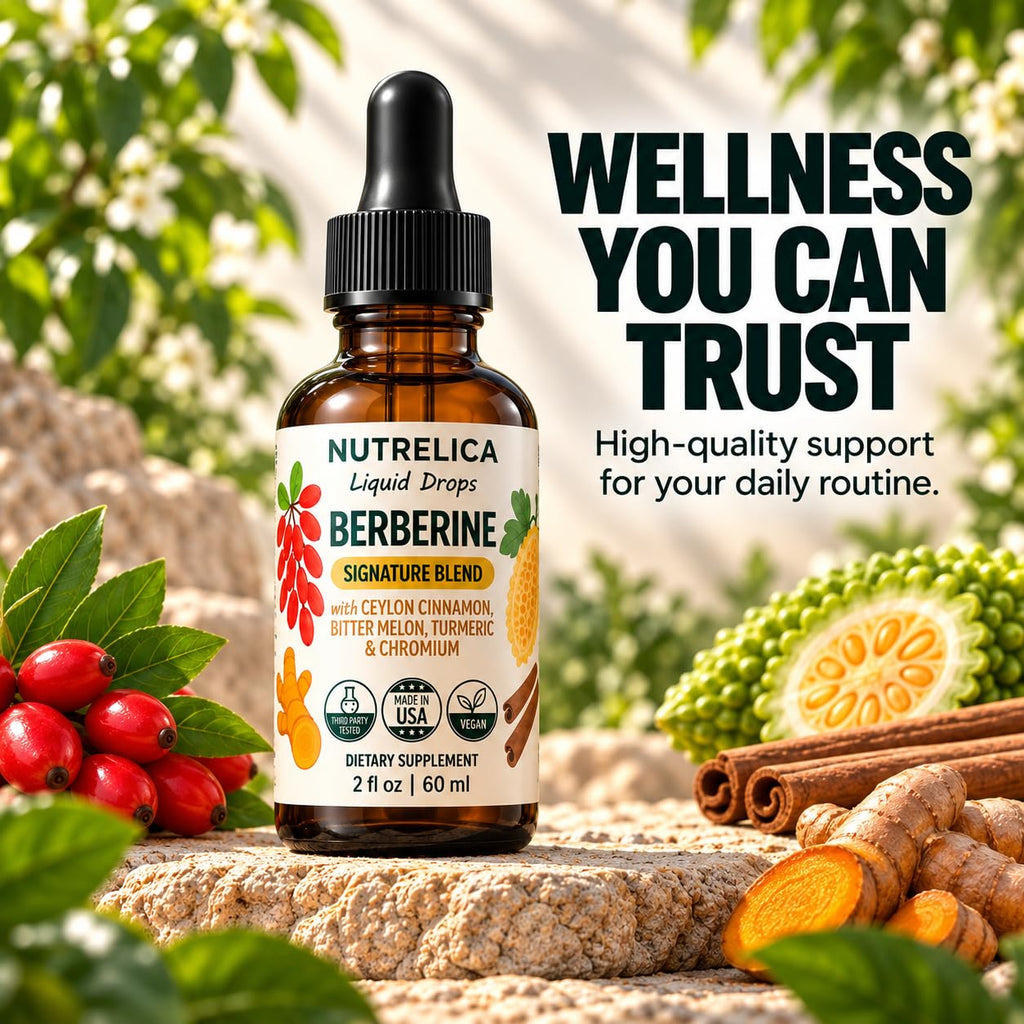 Berberine Complex Liquid Herbal Supplement offers wellness you can trust. Available in India at Curat Cart for your daily health routine.