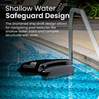 Discover the Betta SE Plus Solar Pool Skimmer, a premium import designed for efficient shallow water navigation. Available at Curat Cart.